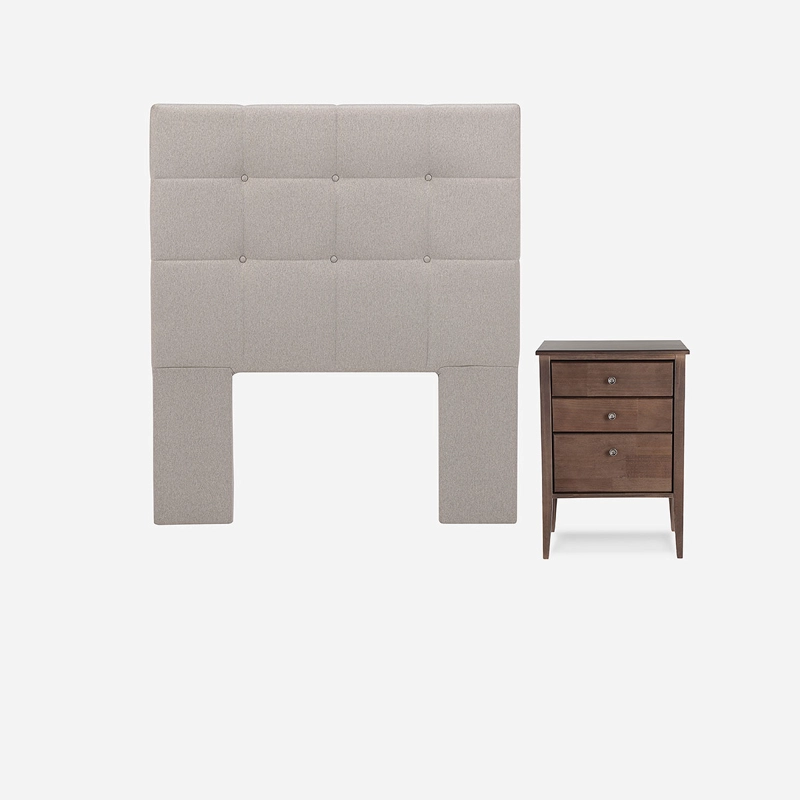 SET DE MUEBLES ISSEY 1.5 PLAZAS VISON - 2