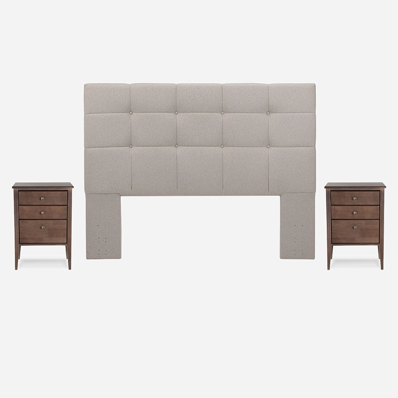 SET DE MUEBLES ISSEY 2 PLAZAS VISON - 2
