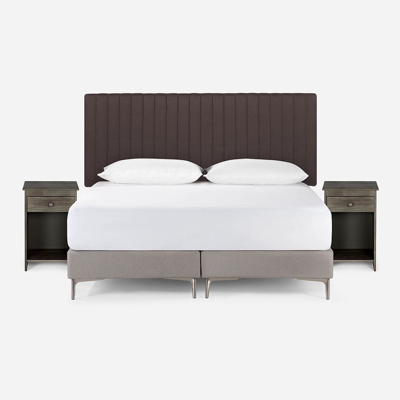 SET DE MUEBLES LUCIO 2 PLAZAS CHOCOLATE - 1