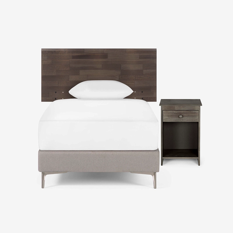 SET DE MUEBLES TABOR II 1.5 PLAZAS GRIS - 1