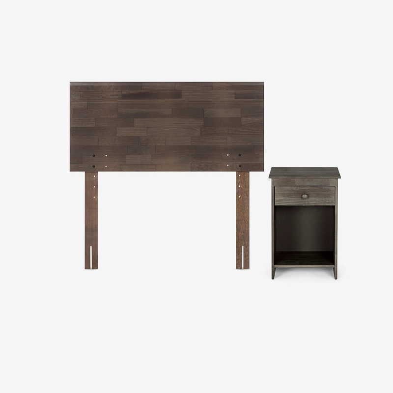 SET DE MUEBLES TABOR II 1.5 PLAZAS GRIS - 2