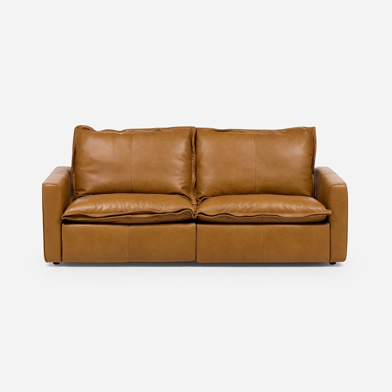 SOFA RECLINABLE ELE CTRICO ROLAN 2 CUERPOS CAMEL - 3
