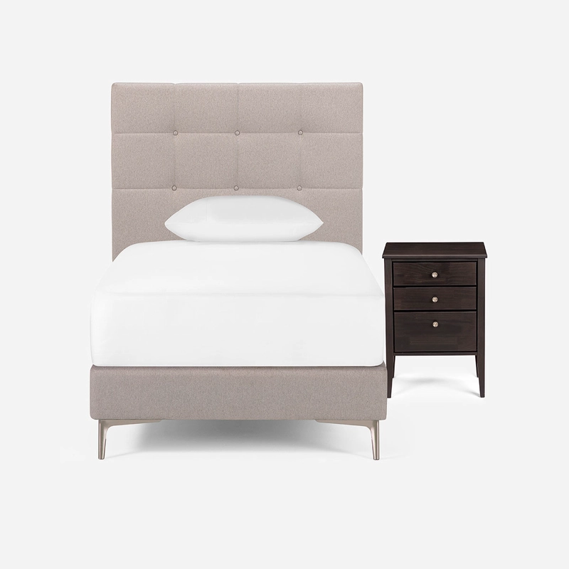 SET DE MUEBLES ISSEY 1.5 PLAZAS GRAFITO - 2