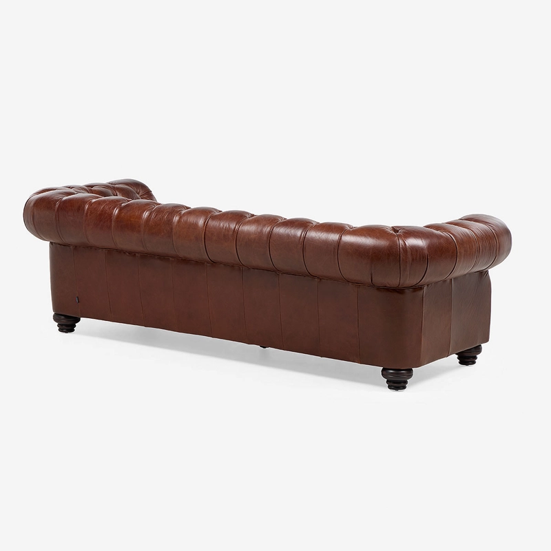 SOFA CHESTERFIELD II 3.5 CUERPOS CUERO - 4