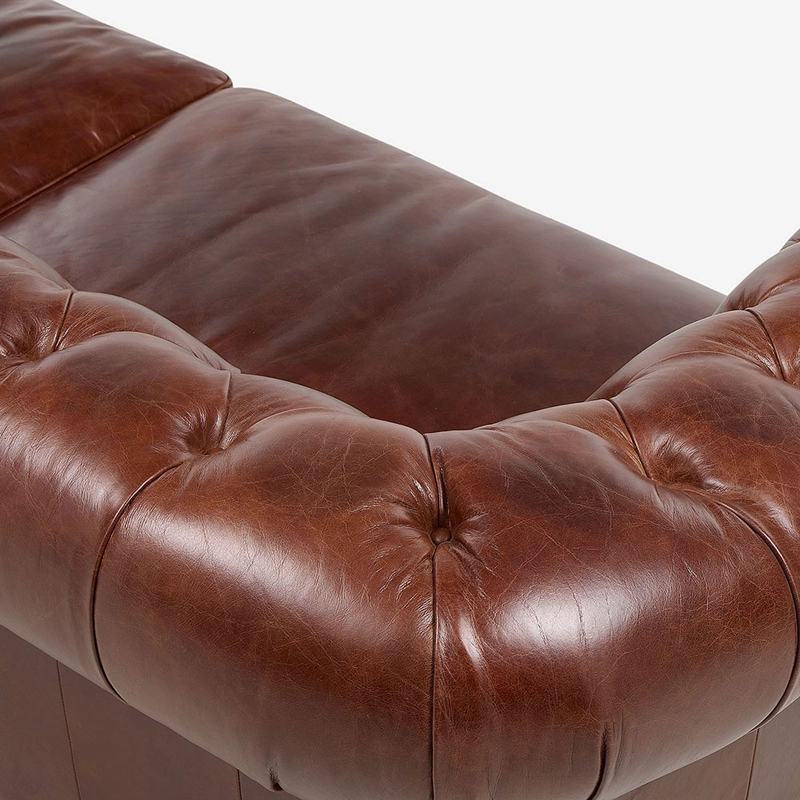 SOFA CHESTERFIELD II 3.5 CUERPOS CUERO - 6
