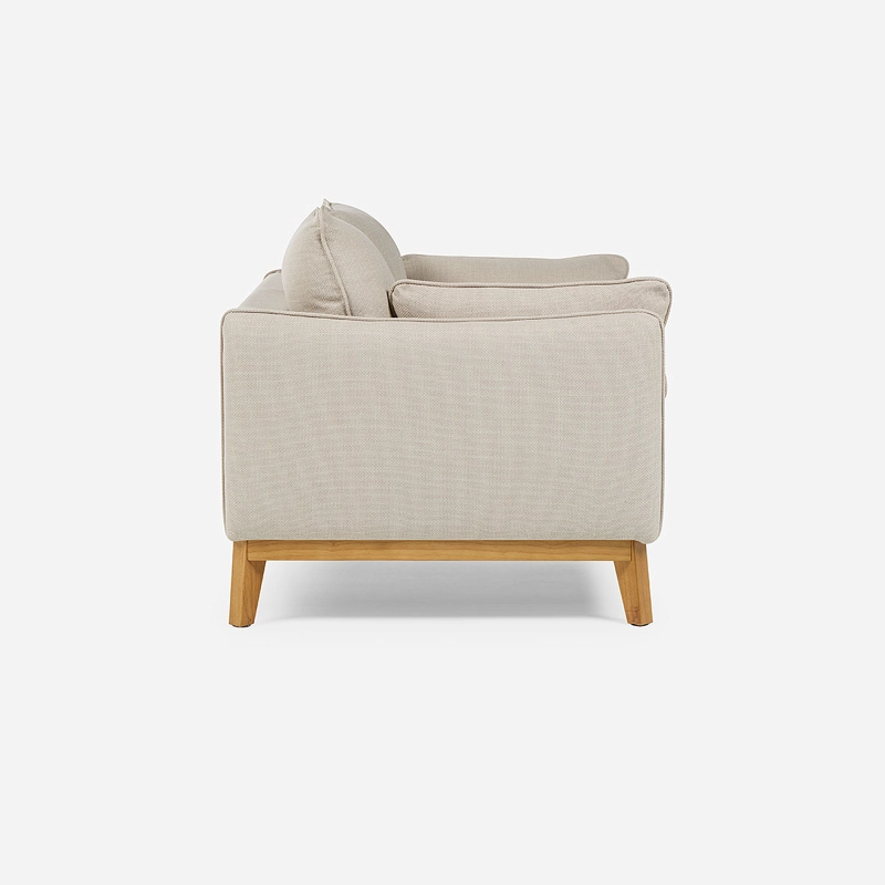 SOFA HOLSTEBRO 3 CUERPOS TELA BEIGE - 3