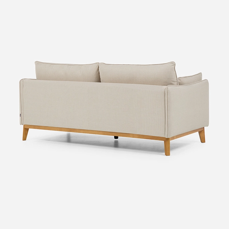 SOFA HOLSTEBRO 3 CUERPOS TELA BEIGE - 4
