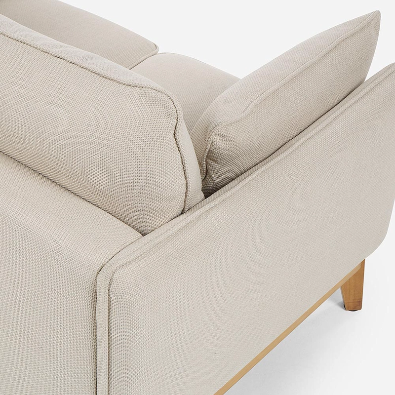 SOFA HOLSTEBRO 3 CUERPOS TELA BEIGE - 7