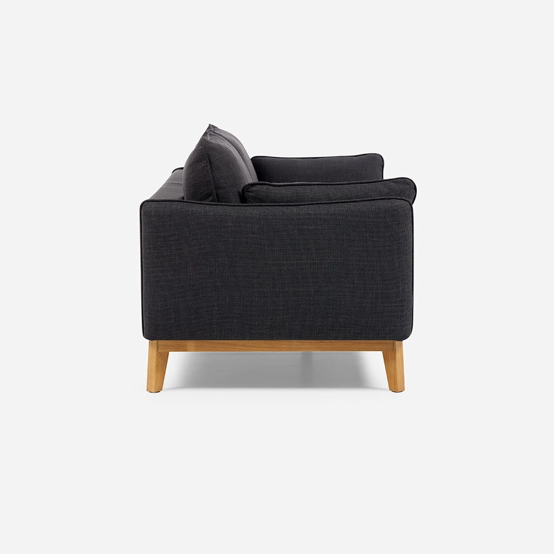 SOFA HOLSTEBRO 3 CUERPOS TELA CHARCOAL - 4