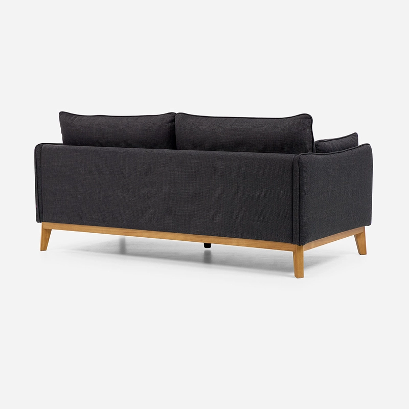 SOFA HOLSTEBRO 3 CUERPOS TELA CHARCOAL - 5