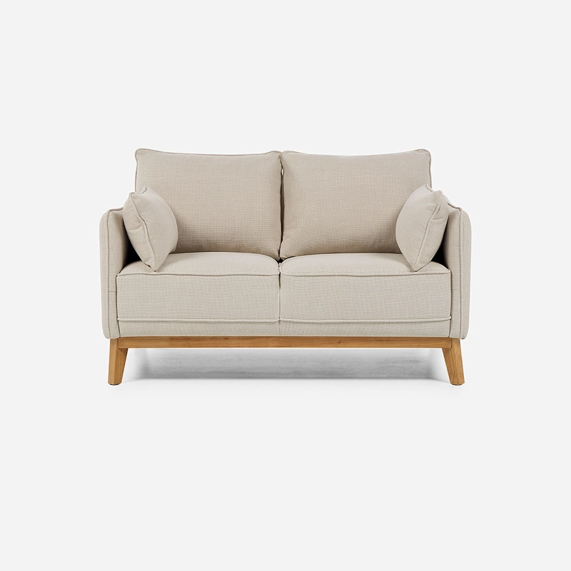 SOFA HOLSTEBRO 2 CUERPOS TELA BEIGE - 3