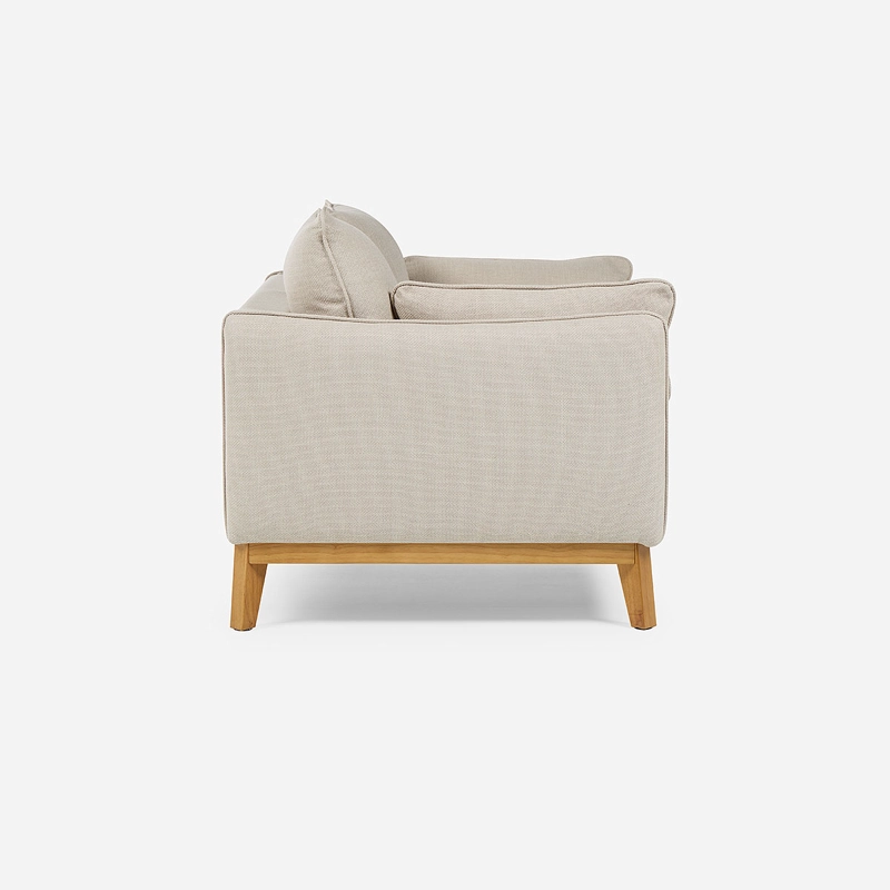 SOFA HOLSTEBRO 2 CUERPOS TELA BEIGE - 4