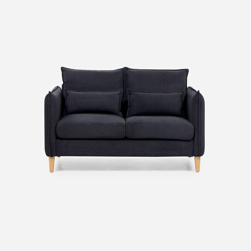 SOFA BLUME 2 CUERPOS TELA GRAFITO - 2