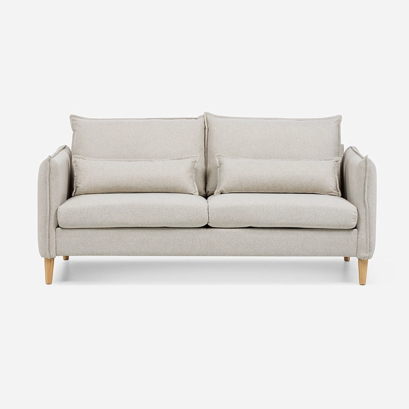 SOFA BLUME 3 CUERPOS TELA BEIGE - 3