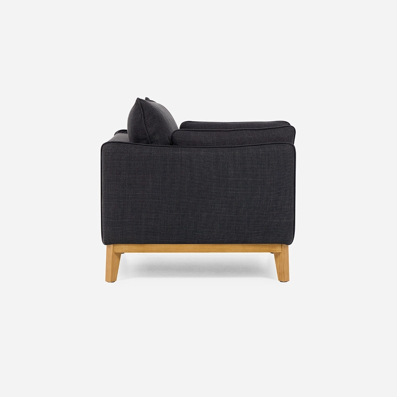 SILLON HOLSTEBRO 1 CUERPO TELA CHARCOAL - 3
