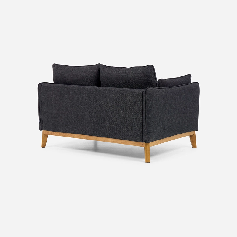 SOFA HOLSTEBRO 2 CUERPOS TELA CHARCOAL - 4
