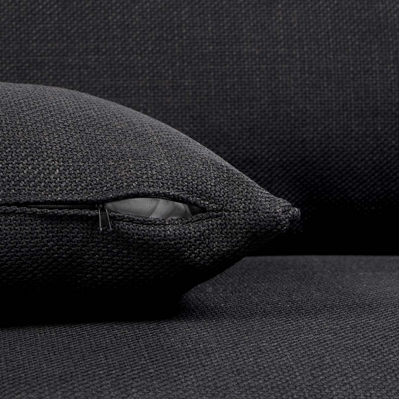 SOFA HOLSTEBRO 2 CUERPOS TELA CHARCOAL - 8