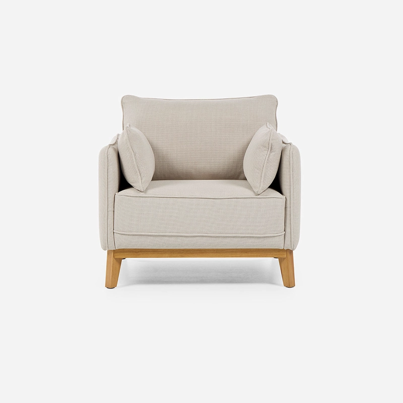 SILLON HOLSTEBRO 1 CUERPO TELA BEIGE - 3