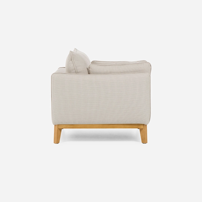 SILLON HOLSTEBRO 1 CUERPO TELA BEIGE - 4