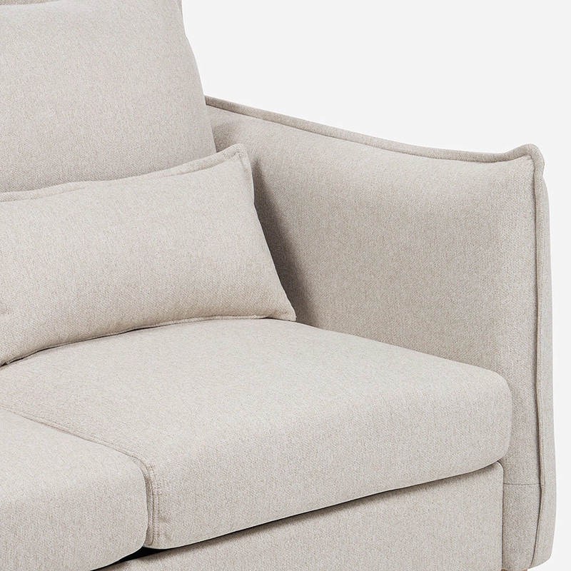 SOFA BLUME 2 CUERPOS TELA BEIGE - 7