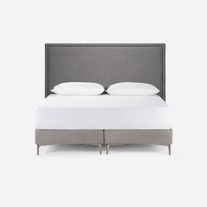 RESPALDO CARRINGTON 2 PLAZAS COLOR ACERO - 1
