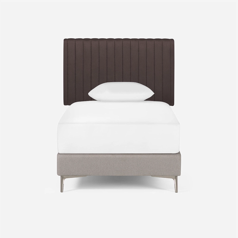 RESPALDO LUCIO 1.5 PLAZAS COLOR CHOCOLATE - 1
