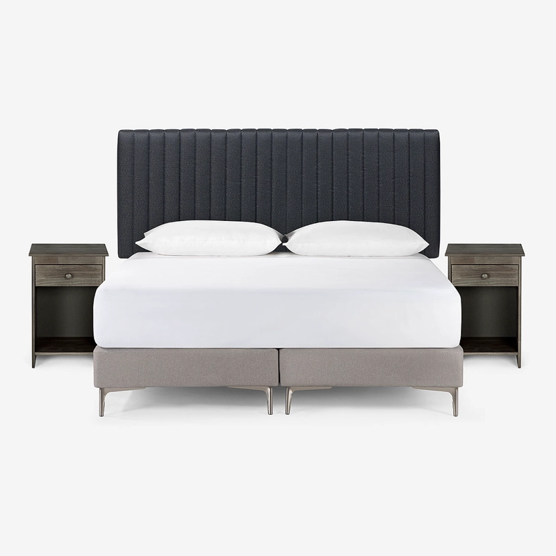 SET DE MUEBLES LUCIO II 2 PLAZAS GRAFITO - 2
