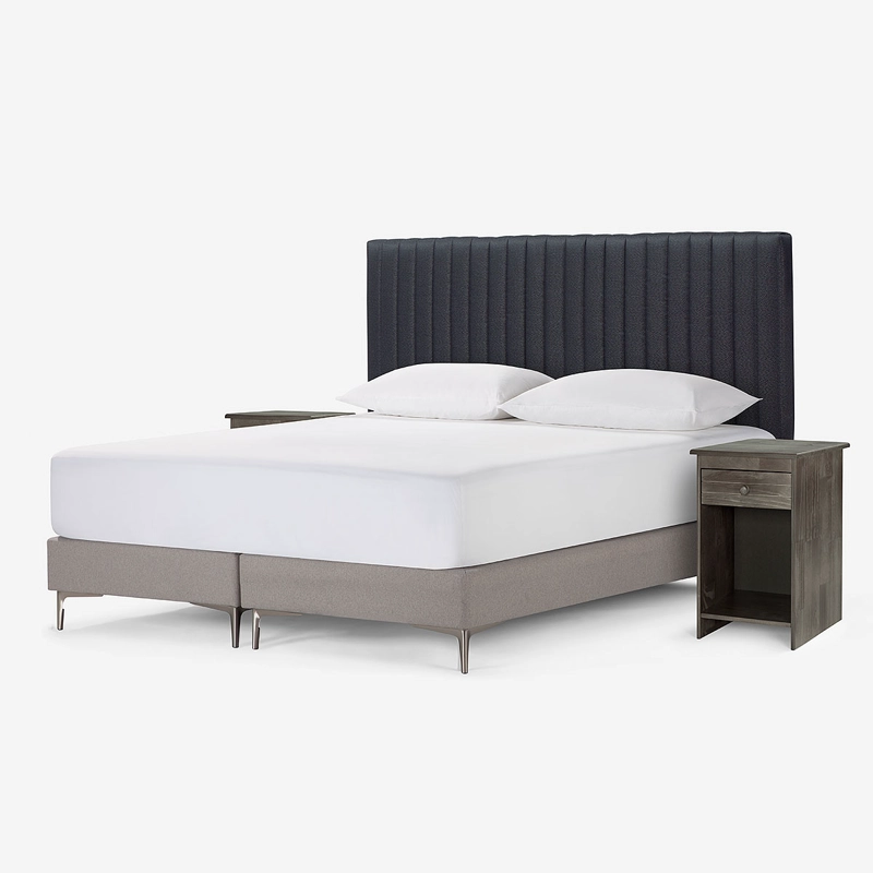 SET DE MUEBLES LUCIO II 2 PLAZAS GRAFITO - 3