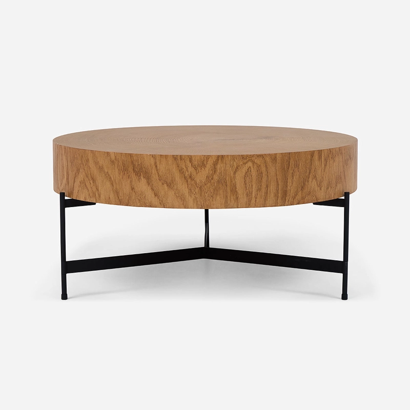 MESA DE CENTRO SEMBE 78,2 X 78,2 CM CAFE /NEGRO - 2