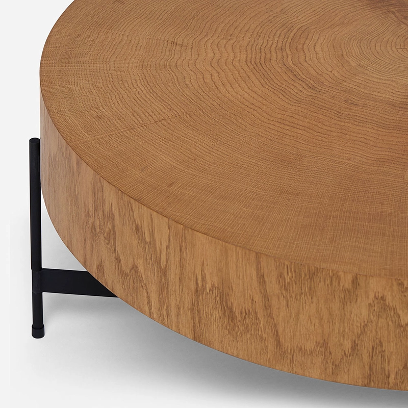 MESA DE CENTRO SEMBE 78,2 X 78,2 CM CAFE /NEGRO - 3