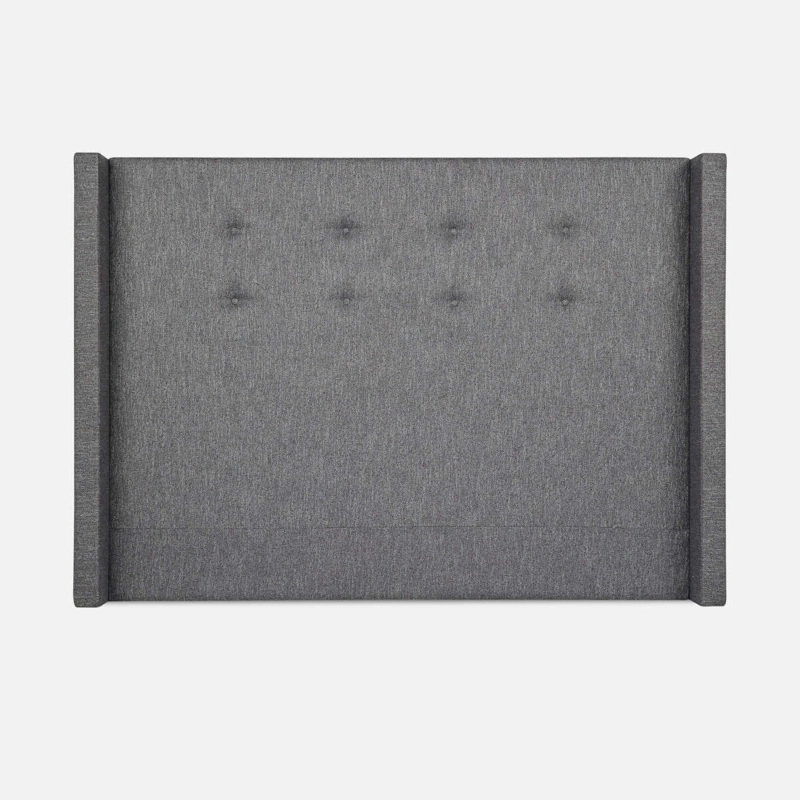 RESPALDO BRICKELL TELA CHARCOAL KING - 1