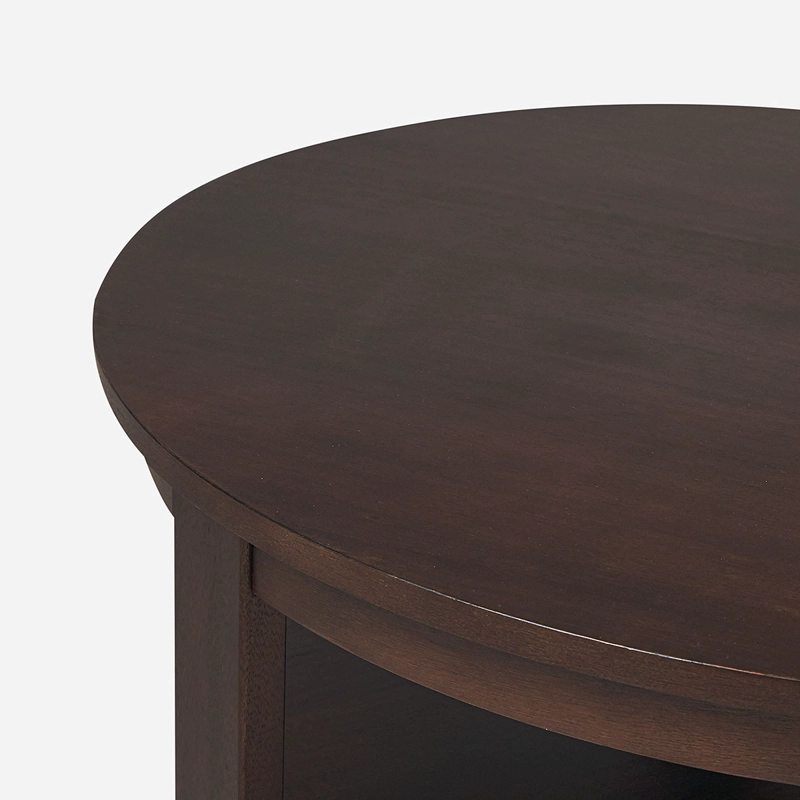 MESA DE CENTRO KAVI 86 X 86 CM MARRON - 5