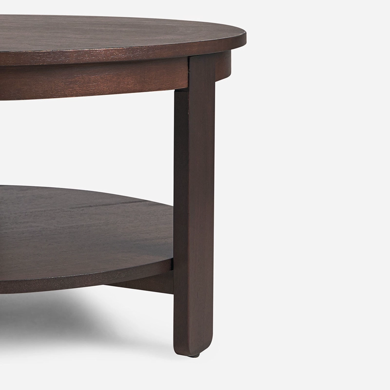 MESA DE CENTRO KAVI 86 X 86 CM MARRON - 6