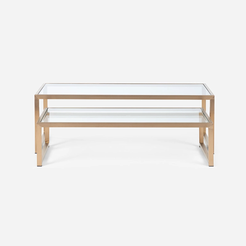 MESA DE CENTRO TRESA 120 X 60 CM DORADO - 2