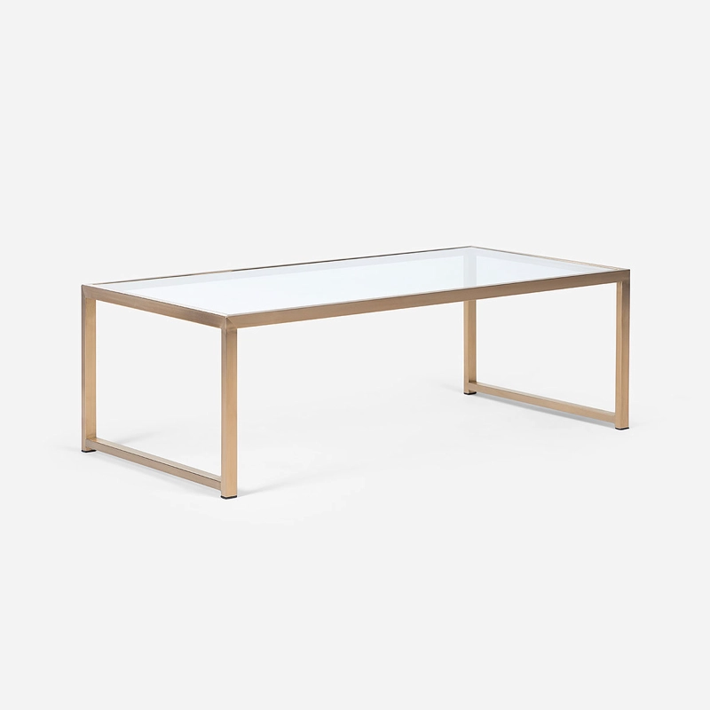 MESA DE CENTRO TRESA 120 X 60 CM DORADO - 4