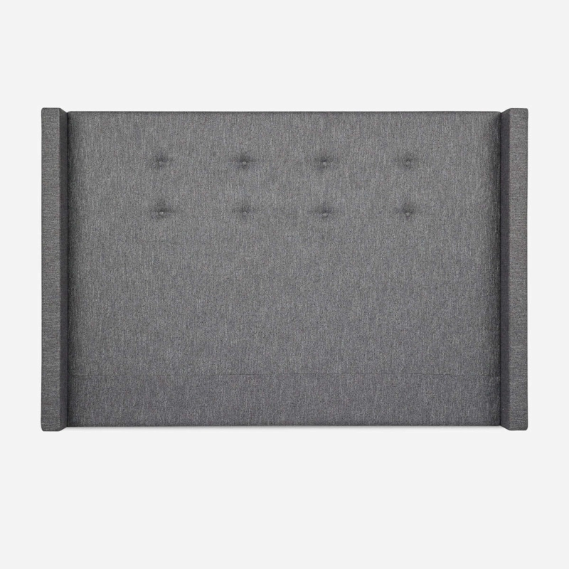 RESPALDO BRICKELL TELA CHARCOAL SUPER KING - 1
