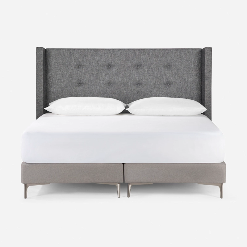 RESPALDO BRICKELL TELA CHARCOAL SUPER KING - 4