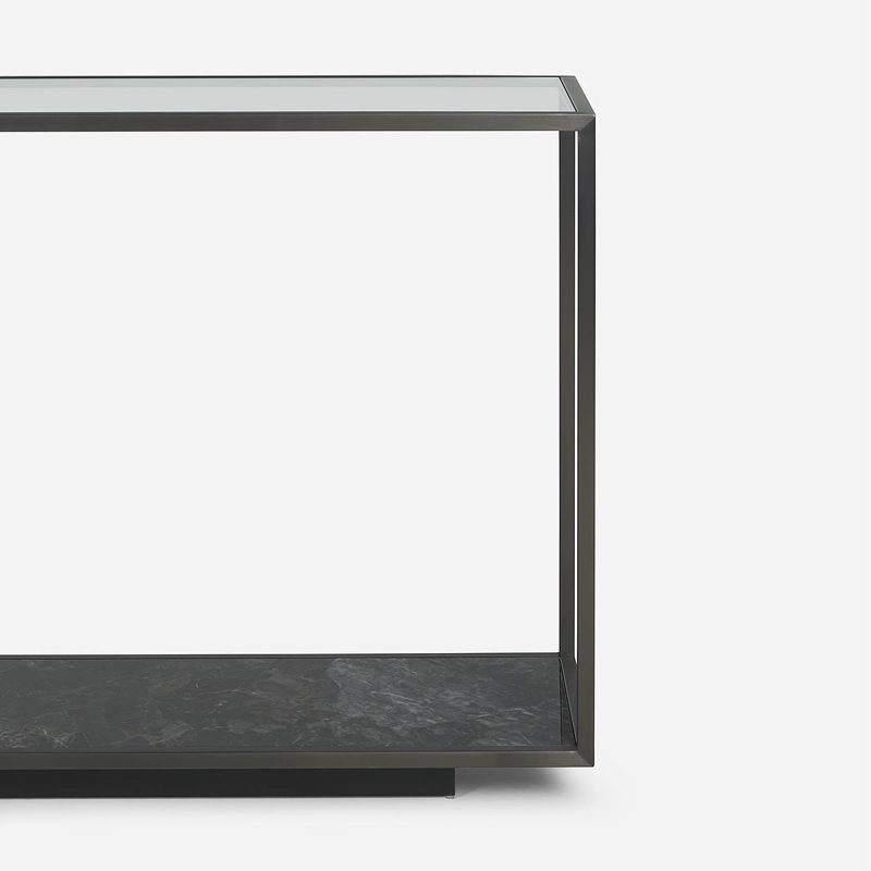 MESA ARRIMO GRETTA 140 X 35 CM NEGRO - 3