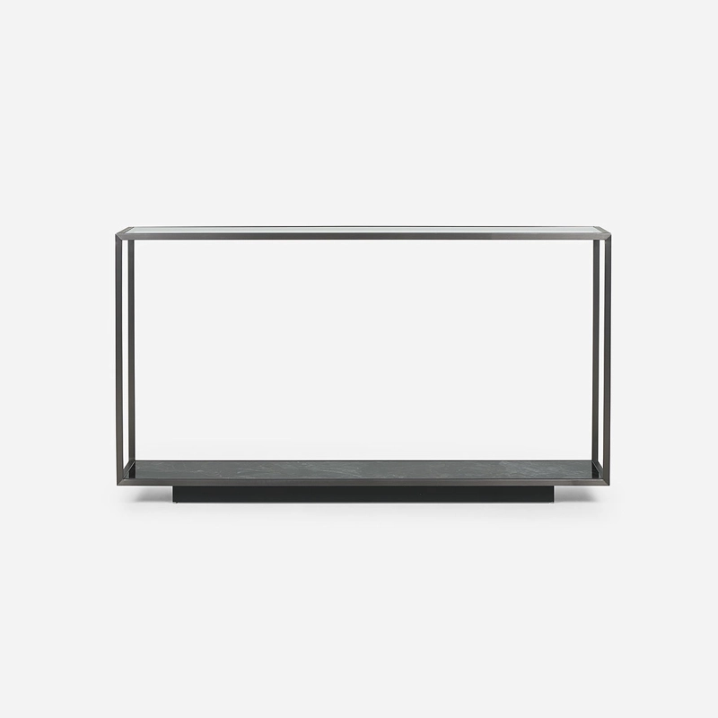 MESA ARRIMO GRETTA 140 X 35 CM NEGRO - 4