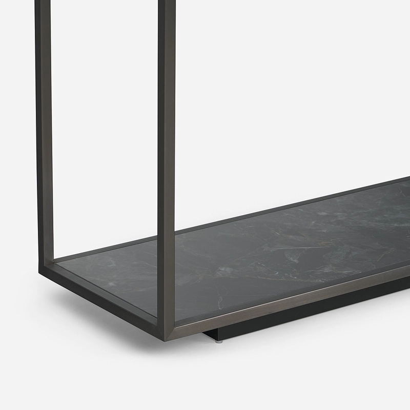 MESA ARRIMO GRETTA 140 X 35 CM NEGRO - 5