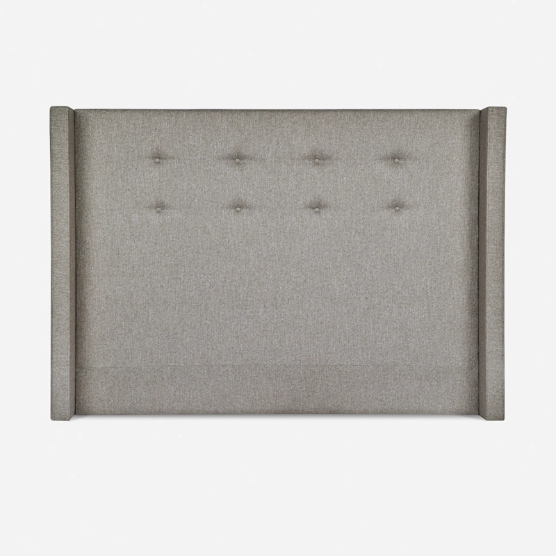 RESPALDO BRICKELL KING GRIS - 1