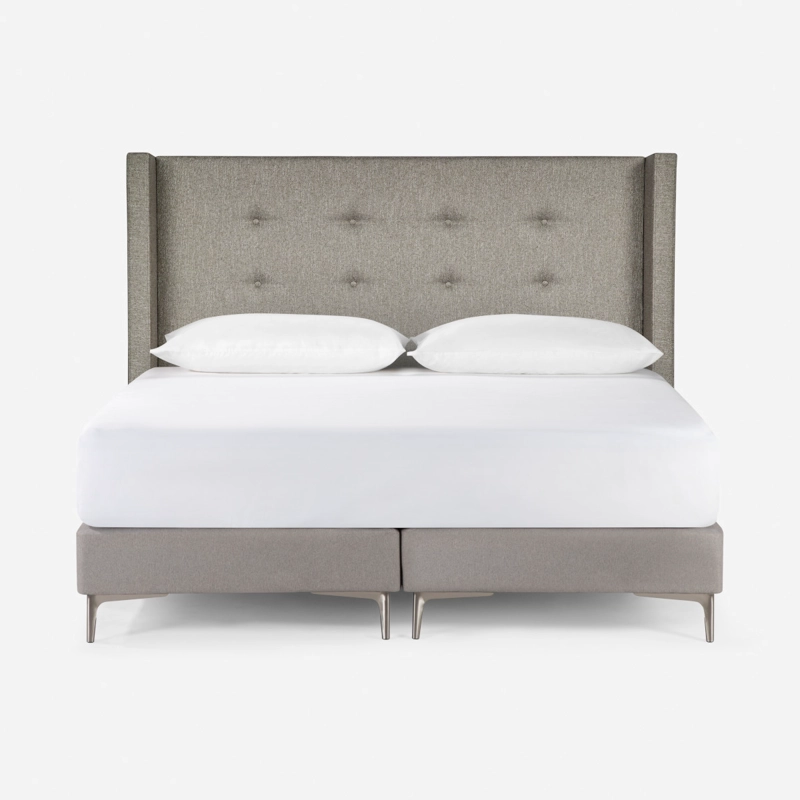 RESPALDO BRICKELL KING GRIS - 4