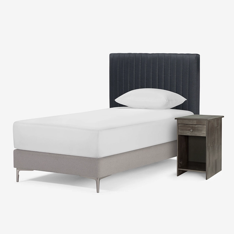SET DE MUEBLES LUCIO II 1.5 PLAZAS GRAFITO - 3