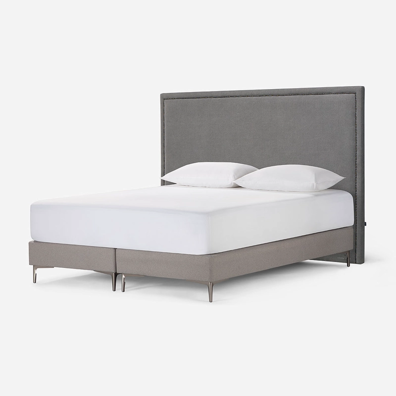 RESPALDO CARRINGTON SUPER KING COLOR ACERO - 4