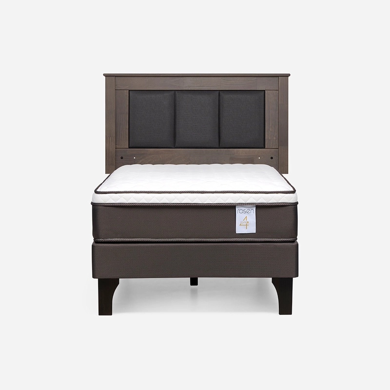 CAMA NEW STYLE 4 PLUS 1 PLAZA + RESPALDO RACHEL - 1