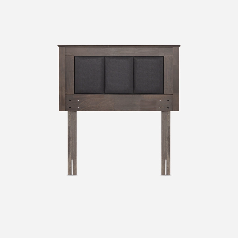 CAMA NEW ERGO T 1 PLAZA + RESPALDO RACHEL GRIS - 5