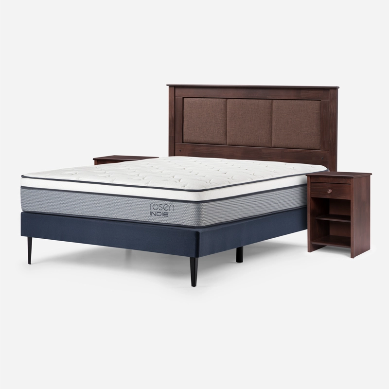 CAMA EUROPEA ROSEN  INDIE 2 PL + RESP. RACHEL Y VEL. FERRARA - 8