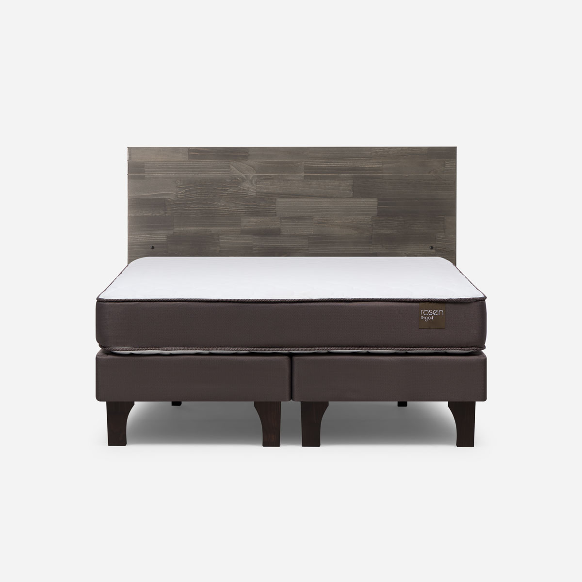CAMA NEW ERGO T 2 PLAZAS BD + RESPALDO TABOR GRAFITO - 1