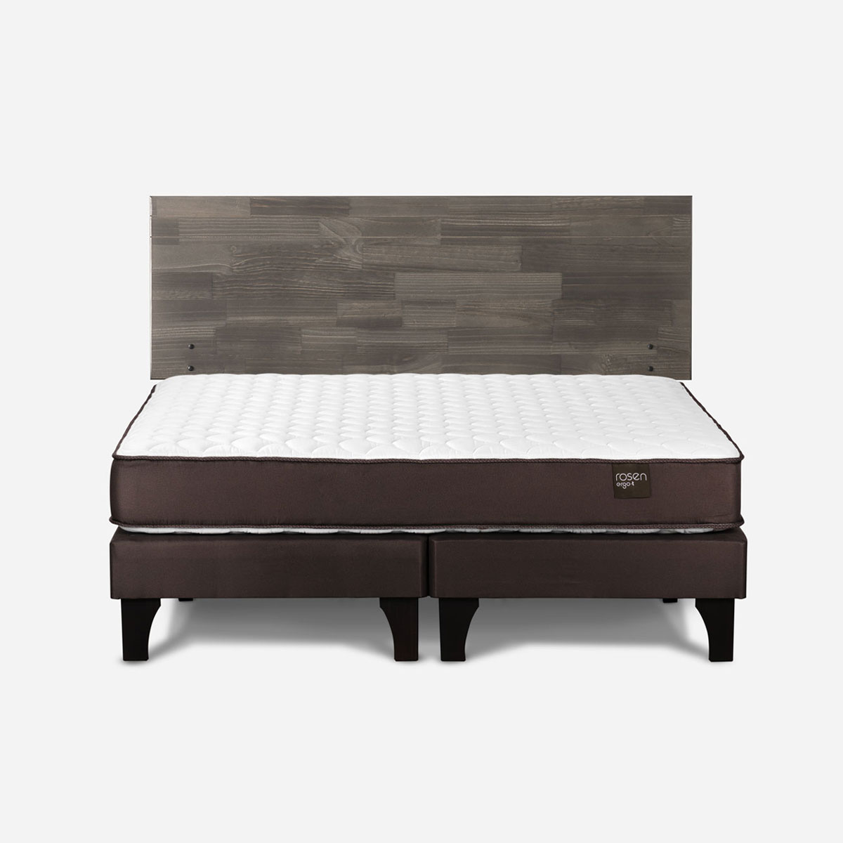 CAMA NEW ERGO T 2 PLAZAS BD + RESPALDO TABOR GRAFITO - 2