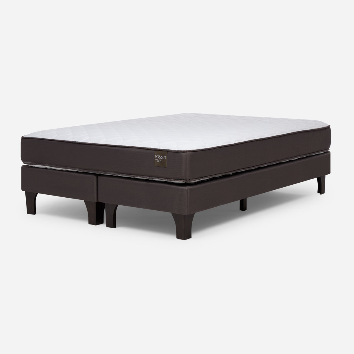 CAMA NEW ERGO T 2 PLAZAS BD + RESPALDO TABOR GRAFITO - 3
